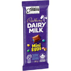 Cadbury Dairy Milk Mini Eggs Milk Chocolate Bar — Pack of 6 × 90g