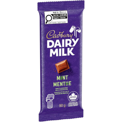 Cadbury Dairy Milk Mint Milk Chocolate Bar — Pack of 6 × 90g