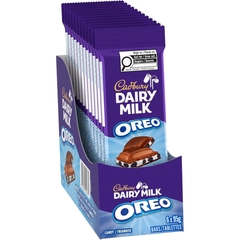 Cadbury Dairy Milk OREO Milk Chocolate Bar — Pack of 6 × 95g