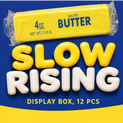 Dream Butter Squishy Slow Rising Stress Ball, Soft Novelty Fidget Toy, 12 Piece Display Box