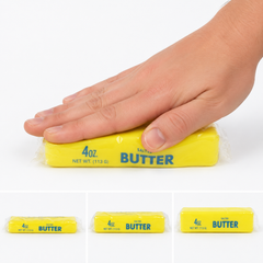 Dream Butter Squishy Slow Rising Stress Ball, Soft Novelty Fidget Toy, 12 Piece Display Box