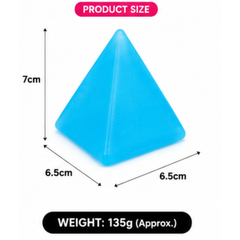 Dream Diamond Squishy Stress Ball, Pyramid Squeeze Fidget Toy, 12 Piece Display Box