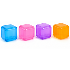 Dream Squishy Cube Stress Ball, Soft Squeeze Fidget Toy, 12 Piece Display Box
