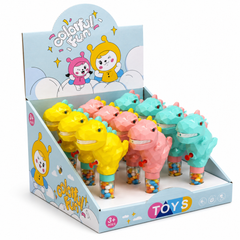Dream T-Rex Dinosaur Water Squirter Candy Toy, 3 Colours, Halal, 12 Piece Display Box