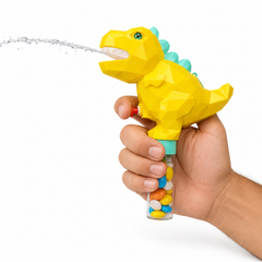 Dream T-Rex Dinosaur Water Squirter Candy Toy, 3 Colours, Halal, 12 Piece Display Box