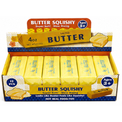 Dream Butter Squishy Jumbo 13 cm (approx 5 in), Slow Rising Stress Ball, 12 Piece Display Box