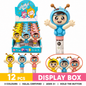 Dream Face Changer Candy Toy, 3 Colours, Press to Spin 3 Faces, Halal, 12 Piece Display Box