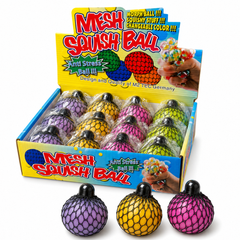 Dream Mesh Squish Ball Colour Changing, Gradient Fidget Toy, 12 Piece Display Box