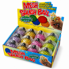 Dream Mesh Squish Ball Colour Changing — Squeeze Stress Relief Fidget Toy, Gradient Colours | 12 Piece Display Box