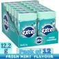 EXCEL Fresh Mint Flavour Mints – Sugar-Free Breath Mints – 12.2g – Pack of 12