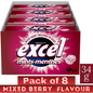 EXCEL Sugar-Free Breath Mints – Assorted Flavors – 34g Packs – Pack of 8