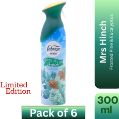 Febreze Air Freshener Spray Frosted Pine & Eucalyptus Mrs Hinch Edition 300ml Pack of 6 – Wholesale