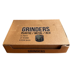 Genie Metal Tobacco Grinder – Simpsons Designs – 4-Part 63MM – Wholesale Box of 6