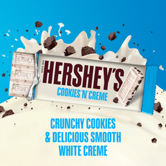 Hershey's Cookies 'N' Creme Bar — Pack of 12 × 43g