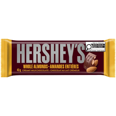 Hershey's Milk Chocolate with Almonds Bar — Pack of 12 × 43g