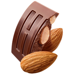 Hershey's Milk Chocolate with Almonds Bar — Pack of 12 × 43g