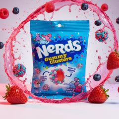 Nerds Gummy Clusters Very Berry 85g – Snack Shop Display