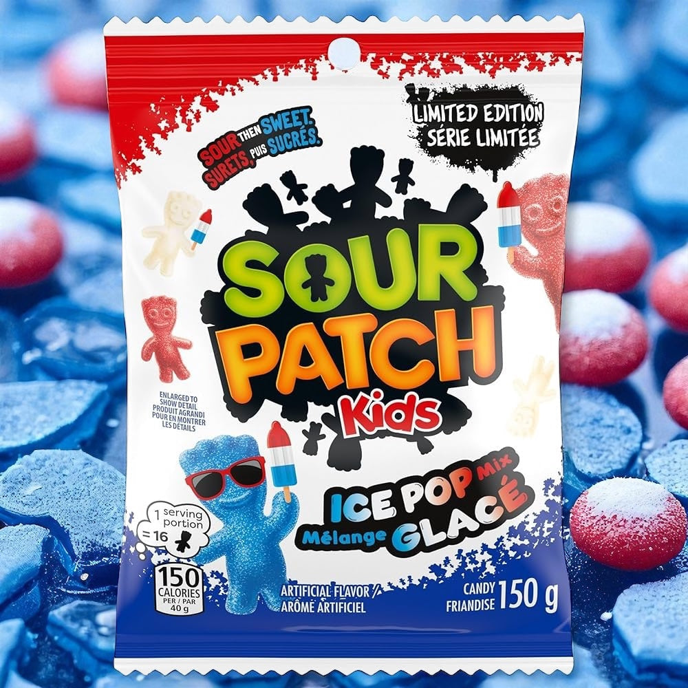 SOUR PATCH KIDS Ice Pop Mix 150g – Snack Shop Display