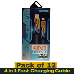 TREQA CA-888 4-in-1 fast charging cable 65W PD