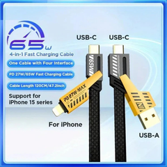 TREQA CA-888 4-in-1 fast charging cable 65W PD