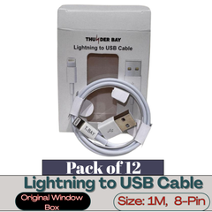 Lightning to USB charging cable 1M pack of 12