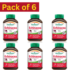 Jamieson Echinacea Purpurea 350mg – 30 Vegetarian Capsules Pack of 6 – Immune Support Supplement