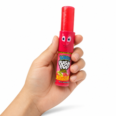 Jumbo Push Pop Candy, 5 Flavours Twist Cap Lollipop, 30g, 18 Count Display Box