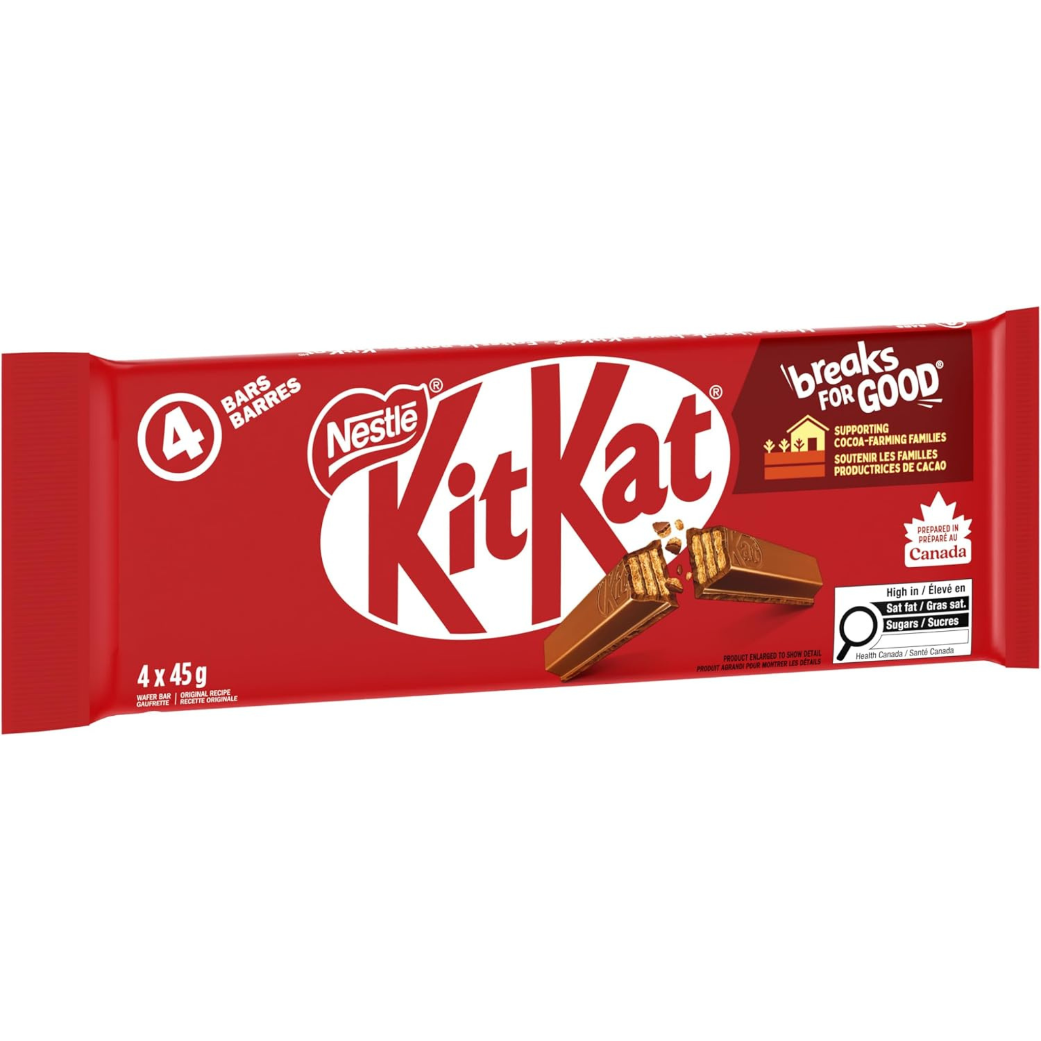 Kit Kat 4-Finger 180g Multipack Side