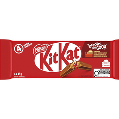 Kit Kat 4-Finger Milk Chocolate Wafer Bars 180g Pack of 6 Front