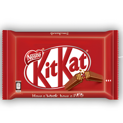 Kit Kat 4-Finger Single Milk Chocolate Wafer Bar — Pack of 12 × 45g