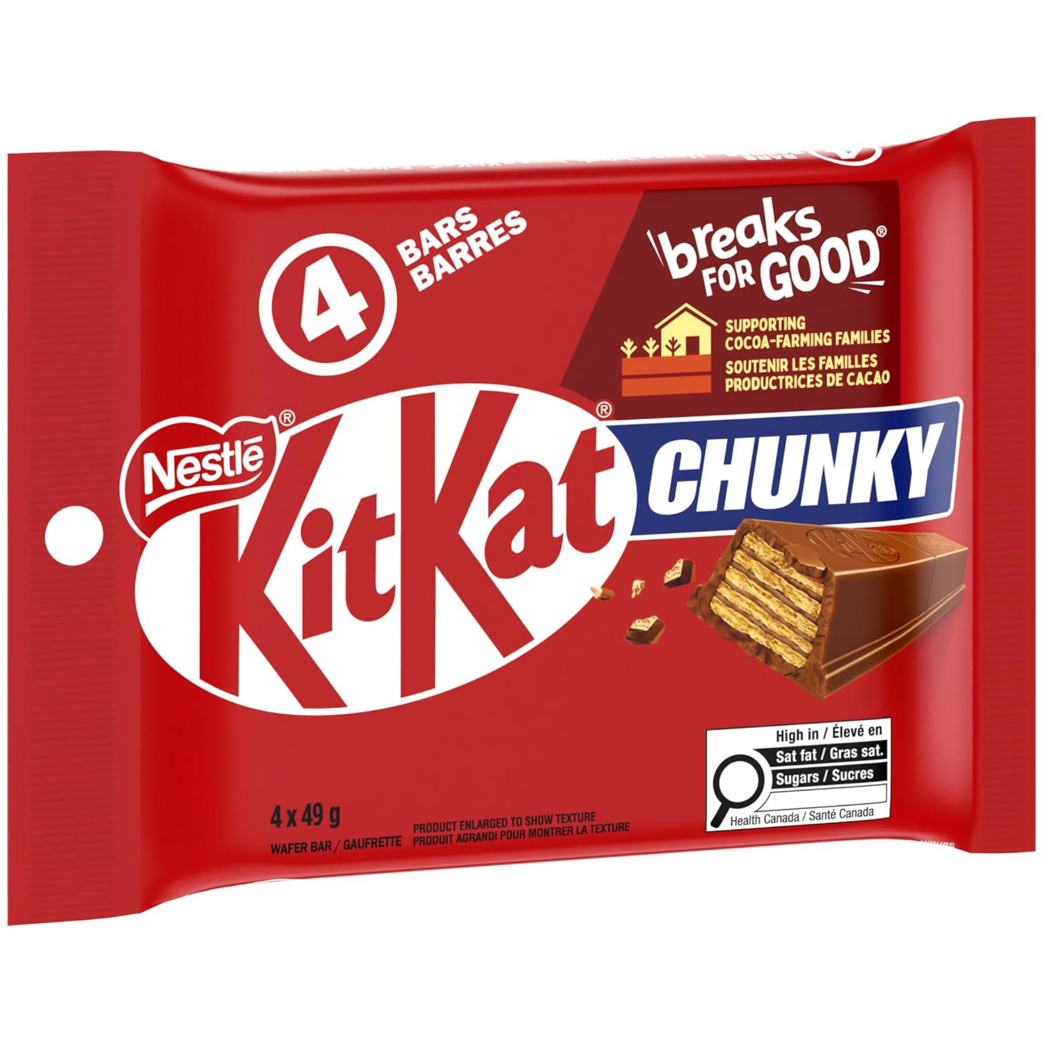 Kit Kat Chunky 196g Side