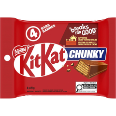 Kit Kat Chunky Milk Chocolate Wafer Bars 196g Pack of 6 Front
