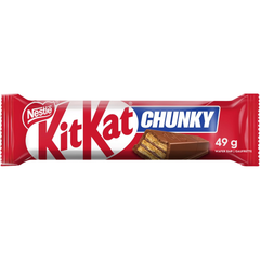 Kit Kat Chunky Single Milk Chocolate Wafer Bar — Pack of 12 × 49g