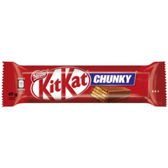 Kit Kat Chunky Single Milk Chocolate Wafer Bar — Pack of 12 × 49g
