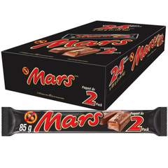 Mars King Size Caramel Milk Chocolate Bars — Pack of 12 × 85g (2 Bars per pack)