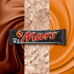 Mars Peanut Free Single Caramel Milk Chocolate Bar — Pack of 12 × 52g