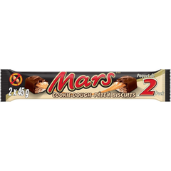 Mars Cookie Dough Milk Chocolate Bars — Pack of 12 × 89.6g (2 Bars per pack)