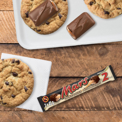Mars Cookie Dough Milk Chocolate Bars — Pack of 12 × 89.6g (2 Bars per pack)