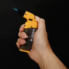 Jet flame in use from Maven Popper Pocket Torch Lighter – windproof and refillable