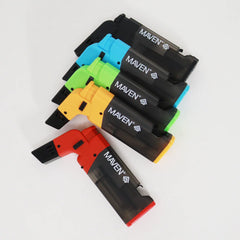 Maven Popper Torch Lighters in assorted colors – red, green, black, blue, and orange shown together