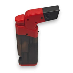 Red Maven Popper Pocket Torch Lighter with jet flame and integrated bottle opener