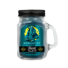 Midnight Ice Smoke Killer Candle in reusable mason jar - 4oz, odor and smoke eliminator.