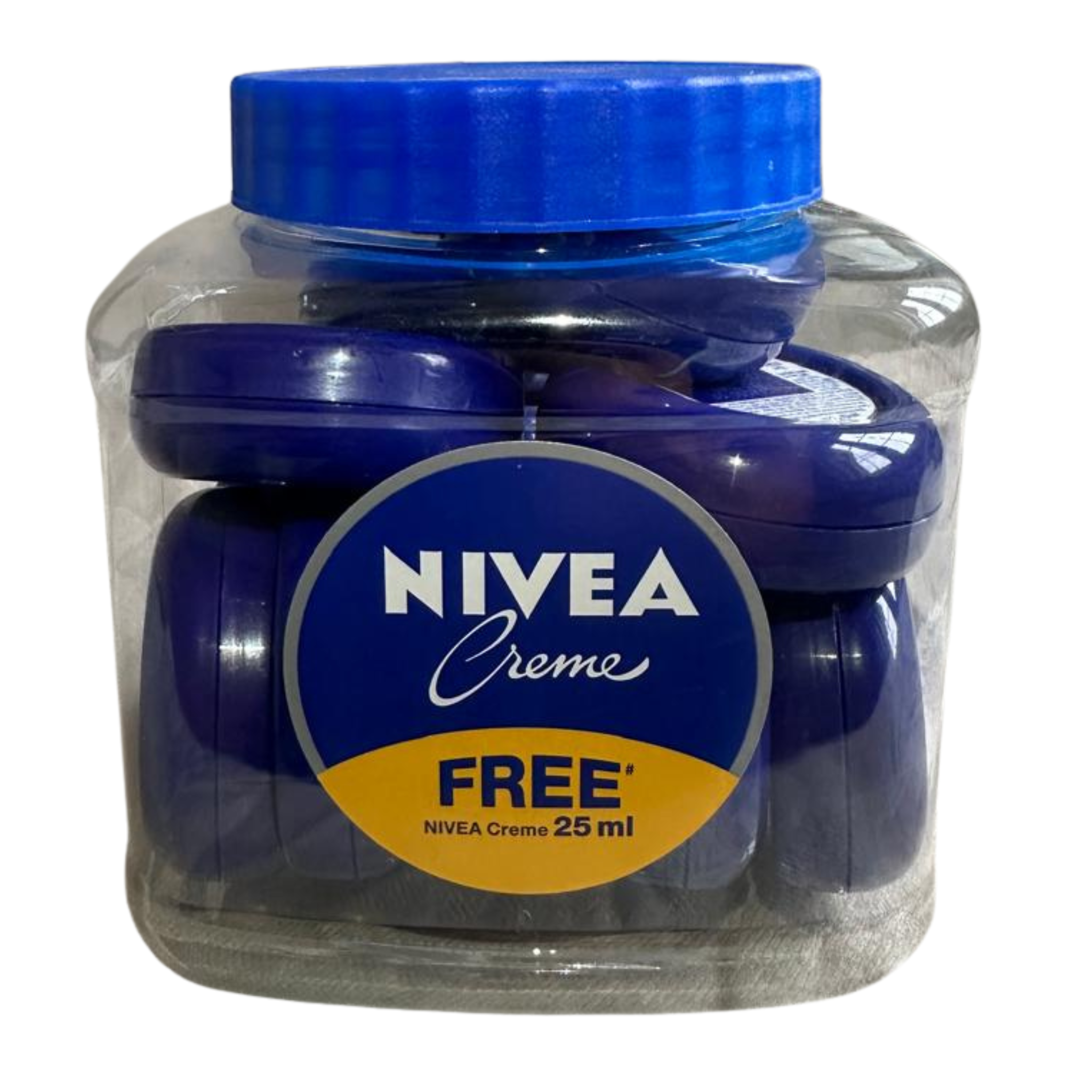 NIVEA Creme 25ml Original Blue Cream Jar – 12 Pack Moisturizing Skincare Cream for Face, Body, and Hands