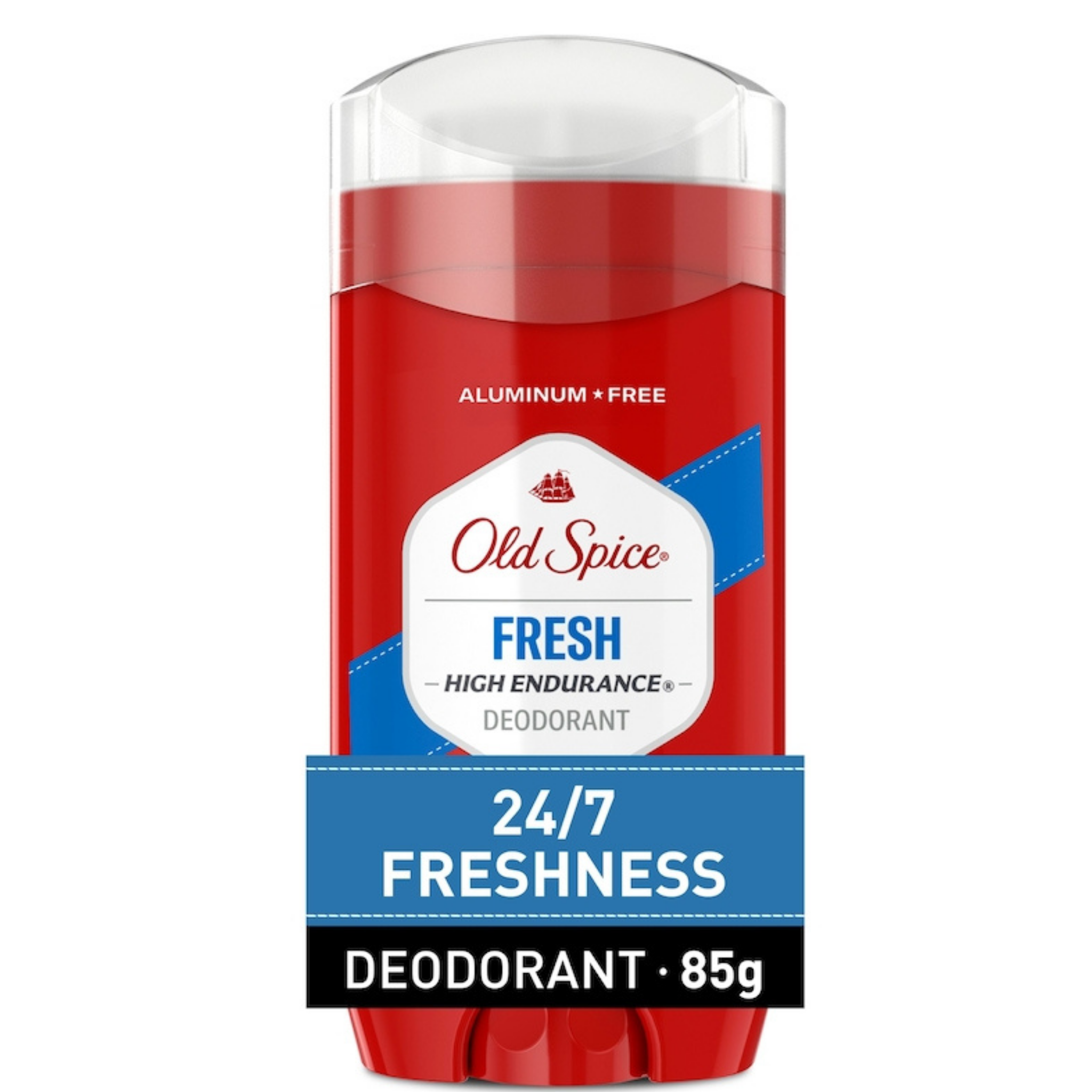 Old Spice Fresh High Endurance Deodorant for Men Aluminum Free 85g Stick Pack of 6