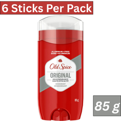 Old Spice Original High Endurance Deodorant for Men – 85g Stick, Pack of 6