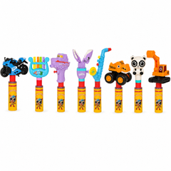 One Sweet Minute Candy Tower Display, 40 Candy Tubes with Toy Toppers, Halal Floor Display