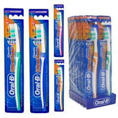 Oral-B Ultra Clean Classic Toothbrush – Assorted Colors Pack of 12