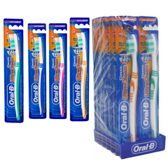 Oral-B Ultra Clean Classic Toothbrush – Assorted Colors Pack of 12
