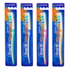 Oral-B Toothbrush 12-Pack Green, Blue, Pink, Yellow