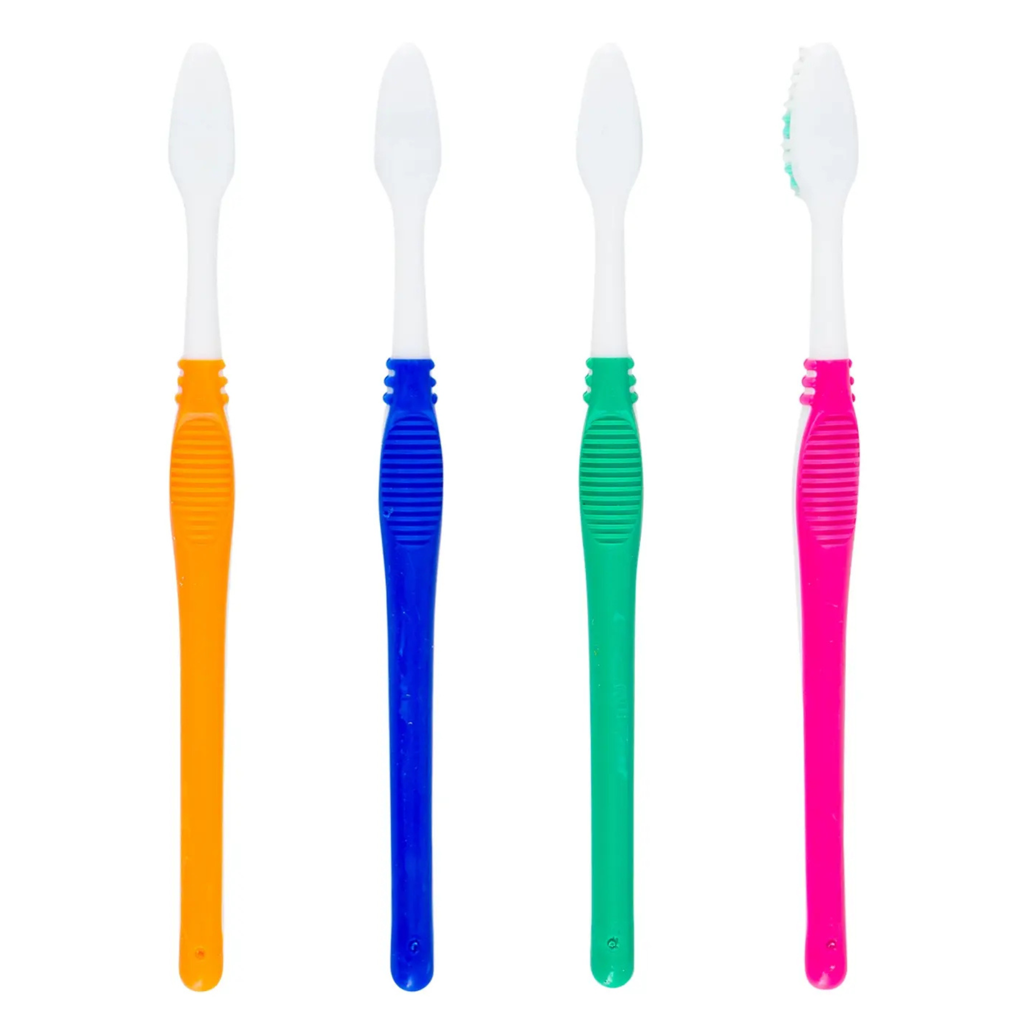 Oral-B Toothbrush 12-Pack Green, Blue, Pink, Yellow